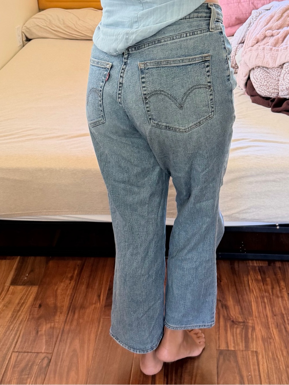 Levi's High Waisted Crop Flare Women's Jeans Size 30